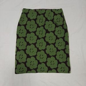 Boden Wool Blend Floral Print Pencil Skirt 4L